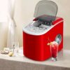 ZYZMH Commercial Automatic Ice Cube Maker Household Portable Electric Bullet Round Ice Making Machine Coffee Bar