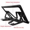 Tianher Laptop Stand, Multi-Angle Adjustable Portable Foldable Tablet Stand Heat Dissipation Frame Can Be Used For Desktop Office And Watching Tv