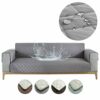 Carvapet Sofa Cover Waterproof Sofa Slipcover Water Resistant Chair Loveseat Settee Sofa Couch Furniture Cover Protector with Adjustable Elastic