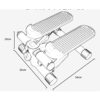 TWDYC Home Fitness Equipment Mini Silent Multifunctional Foot Pedal Hydraulic Stepper Comprehensive Fitness Exercise