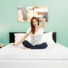 CHUN YI Mattress Topper Quilted Bed Protector Single 3 Inch Gel-Memory Foam Mattress Topper with Washable & Removable Cover for Sleep and Pressur