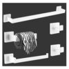 TURS 5-Pieces Bathroom Hardware Accessories Set Stainless Steel Brushed Gold Towel Bar Holder Sets, Wall Mounted,Q7LSJ-P5