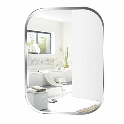 DSHGDJF Mirror Bathroom Vanity Mirror, Anti fog Wall mounted, Frameless Rectangle Wall Mirror for Bathroom, Vanity