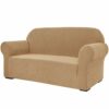 subrtex 1-Piece Stretch Sofa Cover Spandex Jacquard Fabric Slipcovers for Couch, Sofa Armchair Anti-Slip Furniture Protector (Chair, Grey)