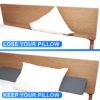 Talcusble King Size(76"x10"x6") Bed Wedge Pillow, Bed Gap Filler, Mattress Wedge, Headboard Pillow Fill The Gap (0-7") Between Your Headboard and