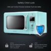 AIQMML Oven 20L Style Countertop Microwave Oven with 60 Minutes Timing-Memory Turntable-Microwave Oven with Smart Sensor, Easy Clean Interior Kit