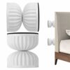 cosbur 2 Pieces Headboard Stopper for Wall, 2023 Newset Adjustable Bed Frame, Anti-Shake Tool for Bed, Antishake Telescopic Support Stabiliser, f