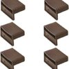 cyclingcolors 10x Slatted Holder Caps Holder Slatted Frame 55 mm Plastic Flexible Bed Brown