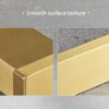 Towel Rack,Self-Adhesive or Screw Fixing,Space Aluminum Brushed Golden Towel Rack,Polished Surface Treatment,Household Wall-Mounted Bathroom Towe