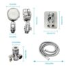 Basin Handheld Shower Kit Shower Head with Hose External Handheld Shower Head Set for Hair Washing Pet Showering Bathroom Utility Room Laundry Tu