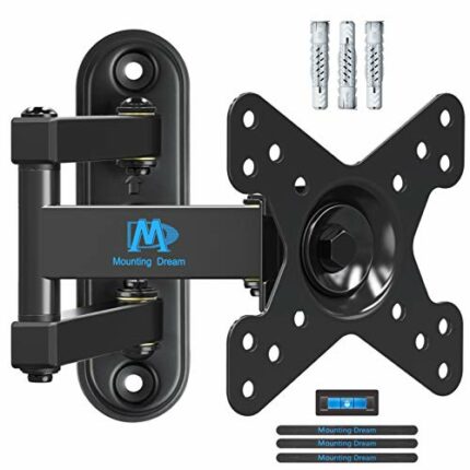 Mounting Dream TV Wall Bracket Mount for Most 10-26 inch TVs and Monitors with VESA 50x50mm, 75x75mm and 100x100mm up to 15 KG, Monitor Wall Moun