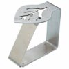 WedDecor Table Clamps Stainless Steel Leaf Design Cloth Secure Clip Holders for Home, Patio, Party, BBQ, Wedding, Indoor and Outdoor Use, 4pcs, L