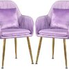 dining chair Kitchen Dining Room Furniture Chairs Kitchen Dining Chair Set Of 2 Modern Kitchen Living Room Reception Leisure Armchair with Metal