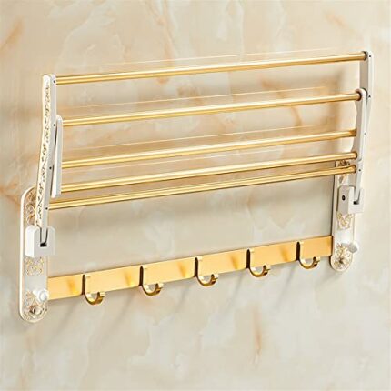 HIGOH Towel Racks,Bathroom Towel Rack Wall Mounted Towel Holder,Bathroom Accessories Bathroom Shelf,Towel Rack,Towel Holder,Towel Hanger,Bath Har