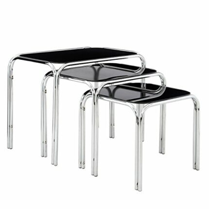 Premier Housewares Nest Of Tables Coffee Table For Living Room Living Room Tables Coffee Table Nest Tables Living Room 45.5 X 29.5 X 38 Cm Set Of