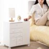 BVDSG Dressing Table Bedroom Economy Type Simple Floating Window Small Apartment Multi-functional Makeup