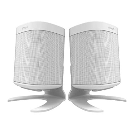 ONE, ONE SL & Play:1 Desk Stand, Twin Pack, White, Compatible with Sonos ONE & PLAY1 Speaker