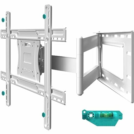 ONKRON Universal Full Motion TV mount TV Wall Mount Bracket for 40”–75” Inch Flat/Curved Monitor Screen up to 68 kg max VESA mount 600x400, Tilt