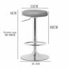 DINGZZ Nordic Bar Stool Wrought Iron Ins Creative Golden High Barstools Bar Chair Front Desk Lounge Chair Dinning Chair (Color : black-Soul Eater