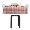 Wakects Stacking Stools, Backless Stackable Dining Stools Modern Design Smooth Round Corner Breakfast Seating Stool with Non-Slip Mat for Home Ki