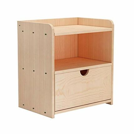 FRDTSG Solid Wood Bedside Table Simple Nordic Storage Cabinet Simple Bedroom Storage Cabinet Small Cabinet Rack Bedside