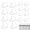 WFEWE 16Pcs Plastic Table Cloth Clip,Transparent Picnic Table Cloth Clips for Outside Table,Large Table Cloth Clips,Outdoor Table Cloth Clips,Sui