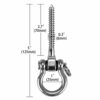WAREMAID Hammock Chair Hanging Kit Swing Ceiling Mount, Heavy Duty Swing Hanger Hook, Playground Screw Bracket Hanging Chair, Yoga, Tree, Gym, Ro