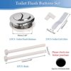 Toilet Flush Button, 2 Pack Toilet Flush Button Replacement, 38mm Dual Flush Toilet Push Button, Push Button Toilet Flush for Bathroom Toilet Rep