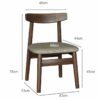 WALNUT Wood Dining Chairs Hotel Lounge Dining Stool Living Room Kitchen Home Furniture