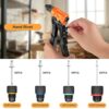 Rivet Gun, Towallmark Pop Rivet Gun Kit with 200pcs Rivets, 4-in-1 Heavy Duty River Gun Tool/Rivet Gun Kit, 3/32 inch, 1/8 inch, 5/32 inch, 3/16