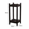WALNUTA Natural wood Umbrella Stand Rack Canes Alpenstock Holder for Home Office,28×28×60 cm