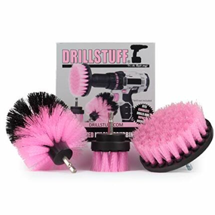 Cleaning Supplies - Bathroom Accessories - Drill Brush - Shower Cleaner - Tile - Bathtub - Bath Mat - Sink - Shower Door - Grout Cleaner - Basebo