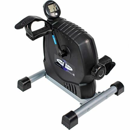 MagneTrainer Pedal Exerciser - Mini Arm & Leg Under Desk Bike – Stationary Bidirectional Bikes for Low Impact Exercise and Physio w/Wide Base and