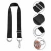 Vigorport Camping Hammock Tree Swing Straps (1.8m) x 2 Hanging kit 4 D-Ring,Extra Long Strap with 2 Heavy Duty Safety Lock Carabiner Hooks for Ki