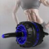 DLOETT Abdominal wheel multifunctional household mute fitness equipment men and women roller abdominal muscle training device abdomen thin belly