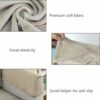 SwirlColor Armchair Covers for Arms, Soft Anti-slip Armrest Covers for Armchairs Furniture Sofa Couch Arm Protector - Khaki