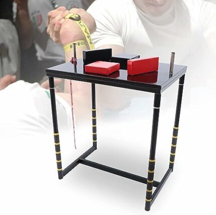 NURCIX Professional Arm Wrestling Battle Table, Standard Wrist Strength Training Support Plate, Competition Training Arm Wrestling Table for spor