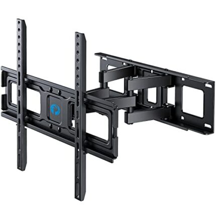 Pipishell TV Wall Bracket for 26-60 Inch TVs, Swivels Tilts Full Motion TV mount for Flat Curved TV, Max VESA 400x400mm hold Up to 45kg