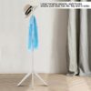 White Coat Stand, Solid Sturdy Pine Wood Clothing Hanging Stand for clothes Hat Scarf, Clothes Organising Storage Stand Tree Rack for Bedroom Liv