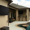 UCARE Outdoor TV Cover Waterproof UV Flat Screen Protection Cover for 22” to 75” TV Indoor Dust-proof Furniture Cover Fits Most Mounts and Bracke