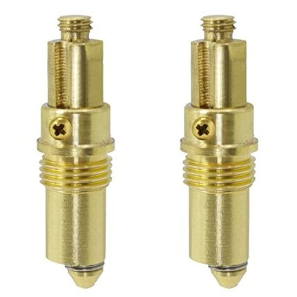 JINXM 2pcs Basin Pop Up Clack Slotted Plug Bolt Assembly Basin Pop Up Click Clack Plug Bolt Replacement Assembly Screw for Most Sink Bath Tub Bas