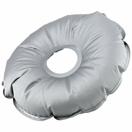 Ausla Flag Base Weight Bag, 45 cm/17.72 inch PVC Portable Foldable Round Outdoor Umbrella Feather Flag Base Water Weight Bag for Patio Beach Umbr