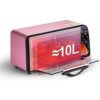 AIQMML Oven Mini Automatic Oven | Digital Convection Oven, Large Capacity Six Layers, Polished Stainless Steel Kitchen Appliances