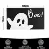 Xsinufn Halloween Door Mat,Halloween Ghost Boo Outdoor Mats for Front Door,Halloween Indoor Entrance Non-Slip Doormat,Halloween Entryway Welcome