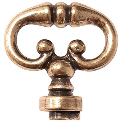 cyclingcolors Fake Furniture Key 33mm Vintage Style Furniture Hardware Cabinet Antique Brass Finish