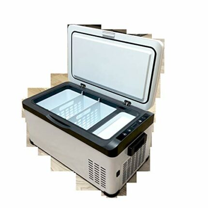 SDFGH 20L Mini Car Fridge Freezer 12v Auto Fridge Quick Refrigeration Home Picnic Icebox