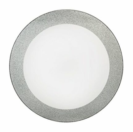 Croydex Silver Glitter Round Mirror