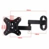 DiGiYes Universal 10KG Adjustable TV Wall Mount Bracket Flat Panel TV Frame Support 15 Degrees Tilt for 14-27 Inch LCD LED Monitor