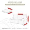 TAOCOCO Sofa Cover 3 Seater, Stretch Sofa Slipcovers Spandex Jacquard Couch Cover, Sofa Protectors From Pets (1 Pieces, White)
