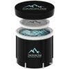 The Arctic Pod Portable Ice Bath Outdoor Tub - 80 x 80 x 72 cm 360L 2.7 kgs Cold Plunge Tub - Round Pool Inflatable Ice Bath Tub for Recovery, Fr